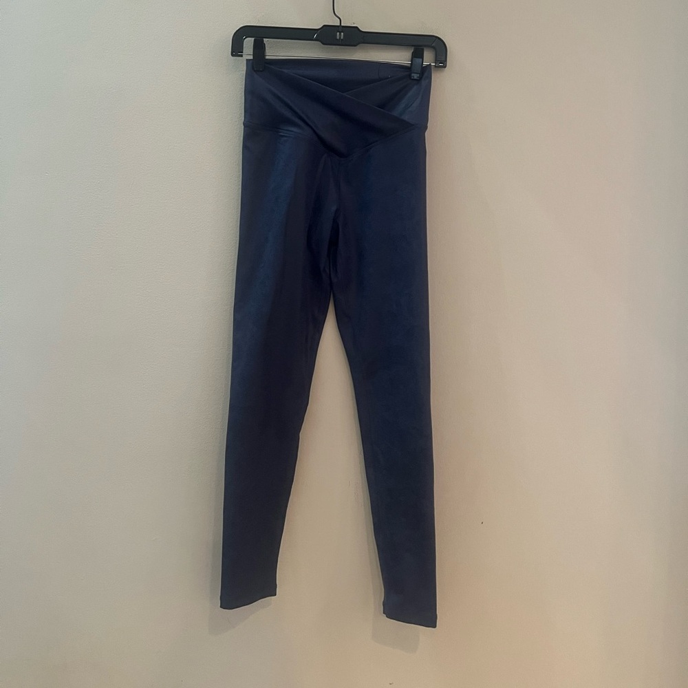 Aerie Dark Blue the hugger Crossover high waist Leggings - Picture 2 of 9